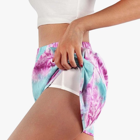 Tie Dye Running Shorts - Picture 3 of 11